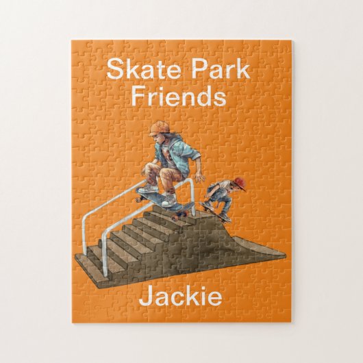 Puzzle skateboarders (Vertical)