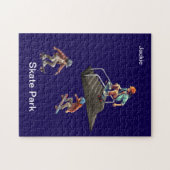 Puzzle Skateboarders de nom personnel (Horizontal)