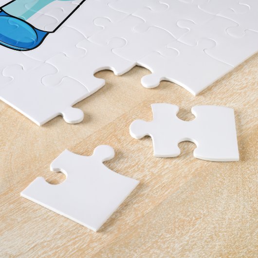 Puzzle Skeleton comme docteur avec masque visage (Côté)