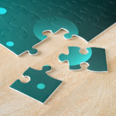 Puzzle Skeleton Keys on Green Background (Côté)