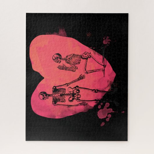 Puzzle Skeleton Love (Vertical)