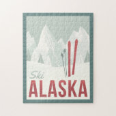 Puzzle Ski Alaska (Vertical)