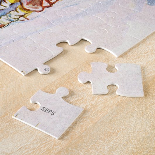 Puzzle Ski alpin de couples (Côté)