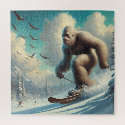Puzzle Ski Bigfoot (Vertical)