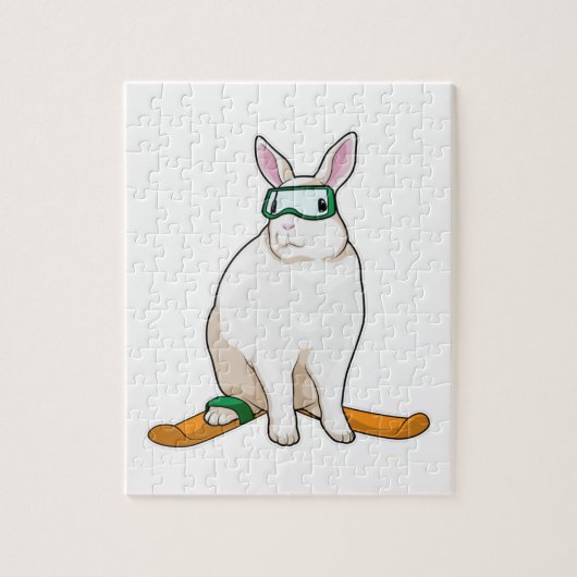 Puzzle Ski Bunny Skier (Vertical)
