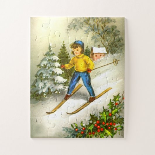Puzzle Ski de fille (Vertical)