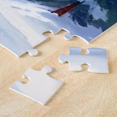 Puzzle Ski Lift | Mountain Winter Watercolor Skiing (Côté)