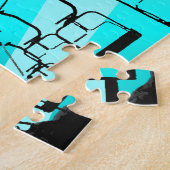 Puzzle ski powder trail (Côté)