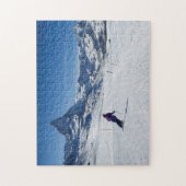 Puzzle Skiant avec Mt. Matterhorn dans Zermatt, la Suisse (Vertical)