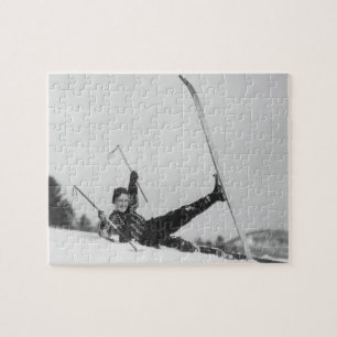 Puzzle Skieur 2 de femme