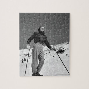 Puzzle Skieur de femme
