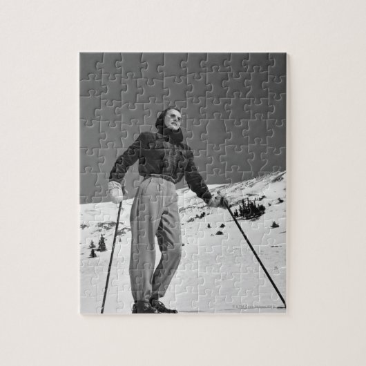 Puzzle Skieur de femme (Vertical)