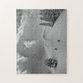 Puzzle Skieurs de randonnée dans la poudreuse (Vertical)