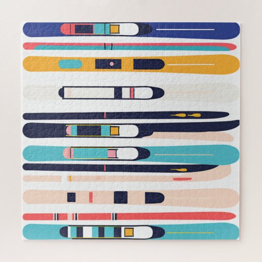 Puzzle Skis (Horizontal)