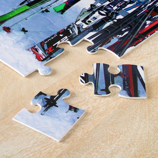 Puzzle Skis and Poles (Côté)