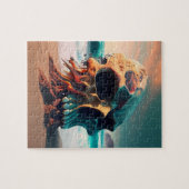 Puzzle Skull on the beach (Horizontal)