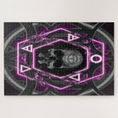 Puzzle skull Sigils and seals (Horizontal)