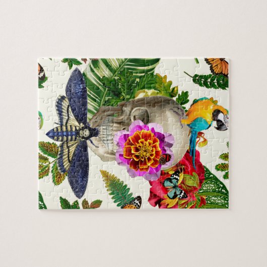 Puzzle Skull tropical (Horizontal)