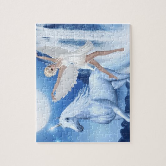 Puzzle Sky Féerie Aspar et Unicorn (Vertical)