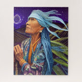 Puzzle Sky Road Walker Native American Imaginaire Art (Vertical)