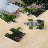 Puzzle Sky view Ferris Wheel Géorgie .Noël Salutations (Côté)