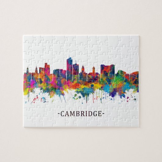 Puzzle Skyline Cambridge Massachusetts (Horizontal)