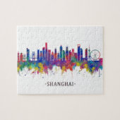 Puzzle Skyline chinoise de Shanghai (Horizontal)