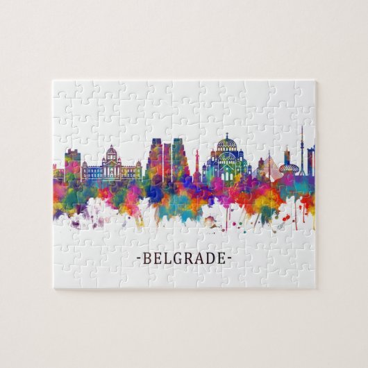 Puzzle Skyline de Belgrade (Horizontal)