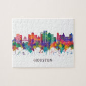 Puzzle Skyline de Houston (Horizontal)
