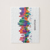 Puzzle Skyline de Houston (Vertical)