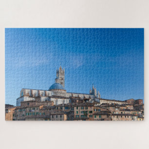 Puzzle Skyline de la ville de Sienne, Toscane, Italie