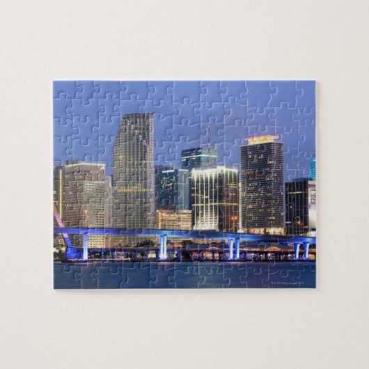 Puzzle Skyline de Miami (Horizontal)