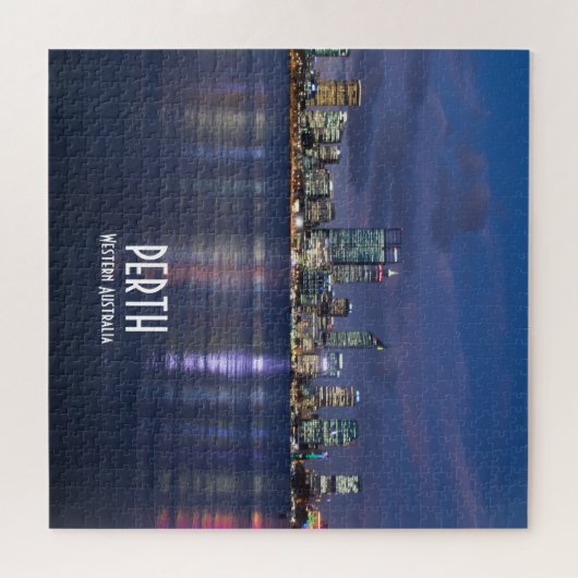 Puzzle Skyline de Perth City (Horizontal)