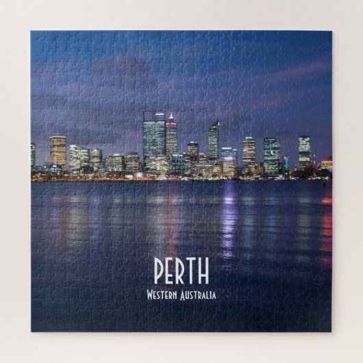 Puzzle Skyline de Perth City (Vertical)