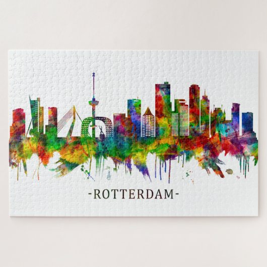 Puzzle Skyline de Rotterdam (Horizontal)
