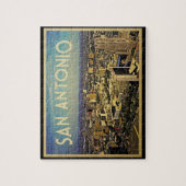 Puzzle Skyline de San Antonio (Vertical)