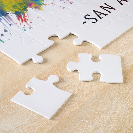 Puzzle Skyline de San Antonio (Côté)