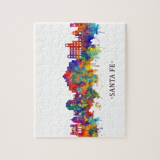 Puzzle Skyline de Santa Fe (Vertical)