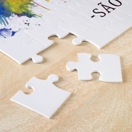 Puzzle Skyline de São Paulo Brésil (Côté)