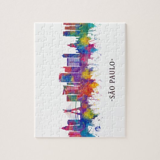 Puzzle Skyline de São Paulo Brésil (Vertical)
