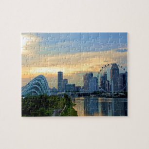 Puzzle Skyline de Singapour par le Sun