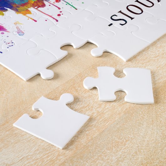 Puzzle Skyline de Sioux Falls (Côté)