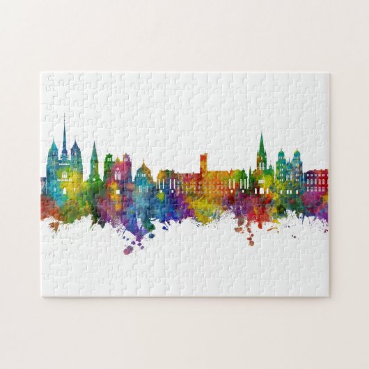 Puzzle Skyline Dijon France (Horizontal)