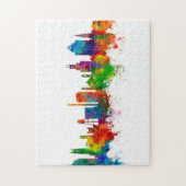 Puzzle Skyline Durham Caroline du Nord (Vertical)