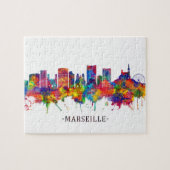 Puzzle Skyline Marseille France (Horizontal)