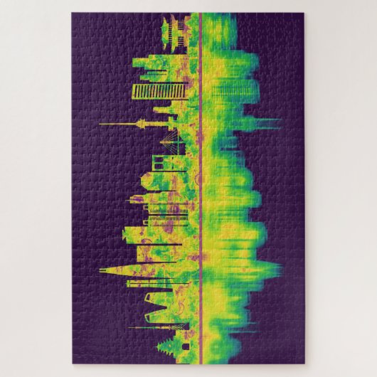 Puzzle Skyline Séoul-Corée du Sud (Vertical)