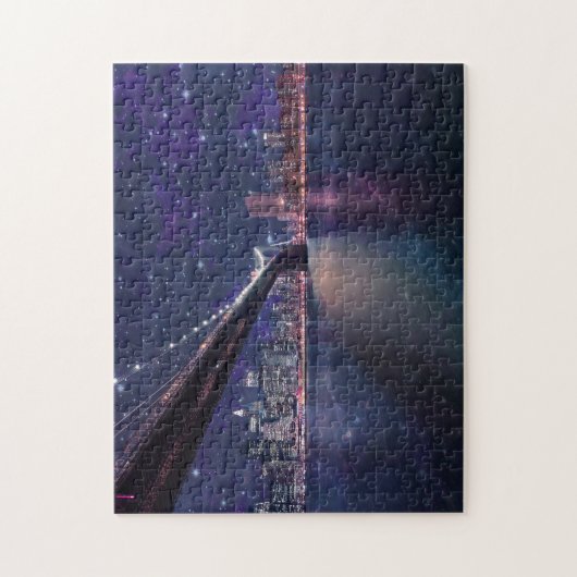 Puzzle Skyline Spacey Manhattan (Vertical)