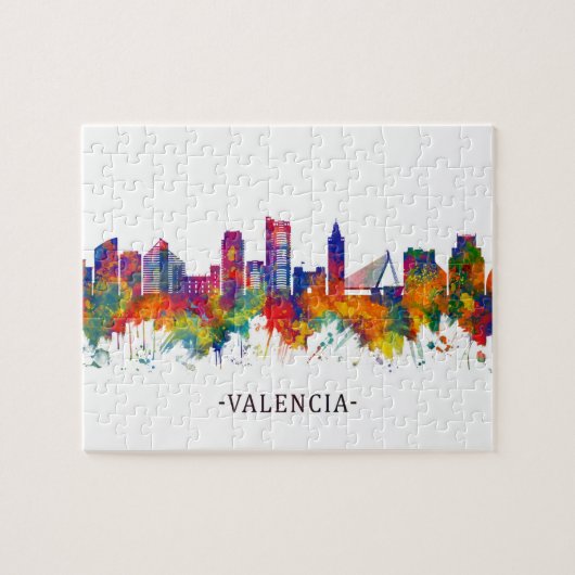 Puzzle Skyline Valencia Espagne (Horizontal)