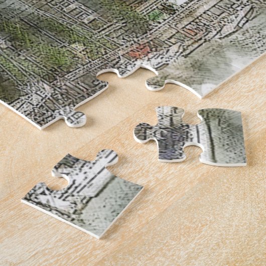 Puzzle Skyline Vancouver. (Côté)