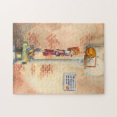 Puzzle Slam Dunk sur le plateau de basket par Jay Throckm (Horizontal)